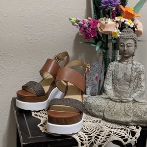 Michael kors platform sandal